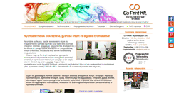 Desktop Screenshot of co-print.hu