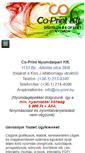 Mobile Screenshot of co-print.hu